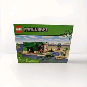 LEGO Minecraft Set : The Turtle Beach House #21254 - 234pcs. Retired Lego Set